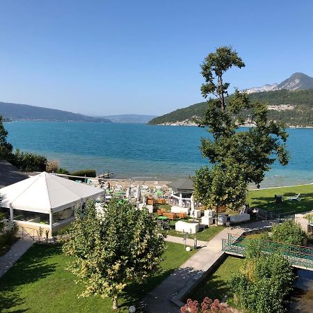 Logement Atypique Avec Vue Unique Panoramique Sur Le Lac D'Annecy, Dans Une Residence Avec Plage Et Ponton Privee Sur La Commune De دْوا المظهر الخارجي الصورة
