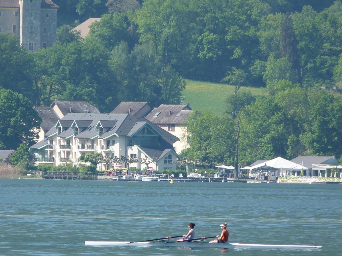 Logement Atypique Avec Vue Unique Panoramique Sur Le Lac D'Annecy, Dans Une Residence Avec Plage Et Ponton Privee Sur La Commune De دْوا المظهر الخارجي الصورة