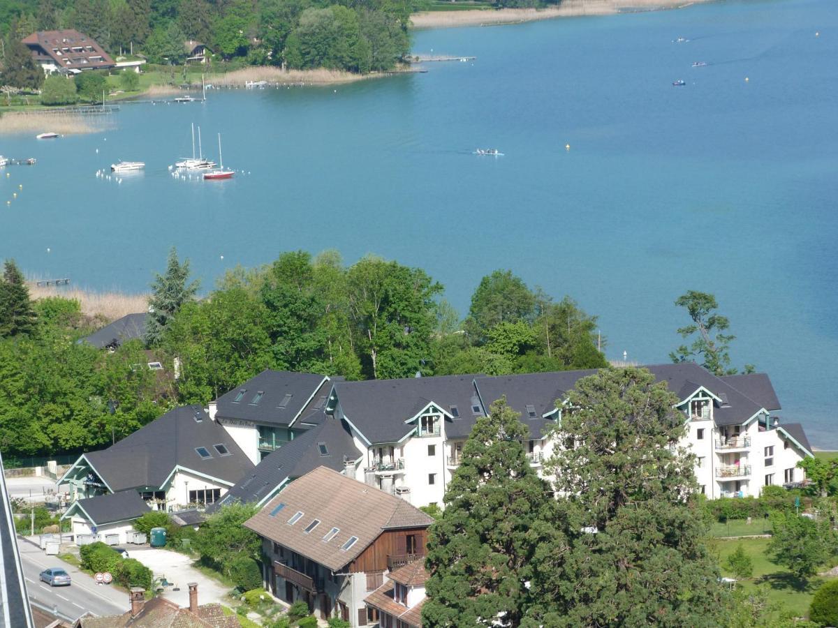 Logement Atypique Avec Vue Unique Panoramique Sur Le Lac D'Annecy, Dans Une Residence Avec Plage Et Ponton Privee Sur La Commune De دْوا المظهر الخارجي الصورة